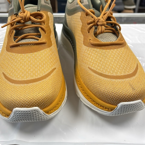 Brand New GEOX Man Sneaker Respira Size 9 (42) Yellow/Green - Picture 10 of 11